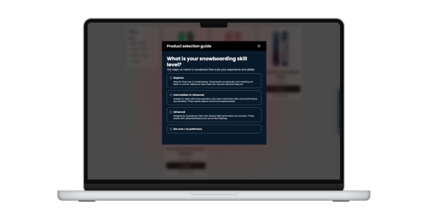 Product selection tool